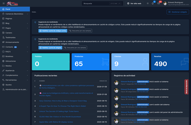 Sistema  Administrador de Contenido (CMS)
